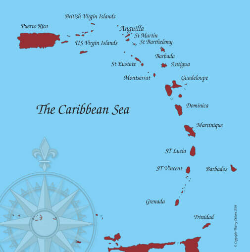 anguilla karte karibik meer